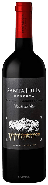 Santa Julia Reserva Malbec - Cabernet Franc
