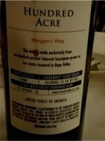 Hundred Acre Morgan's Way Vineyard Cabernet Sauvignon