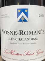 Les Héritiers Saint-Genys Les Chalandins Vosne-Romanée