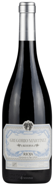 Vinho Bodegas Gregorio Martínez Tinto Seco Espanha Reserva Tempranillo 2015 750ml