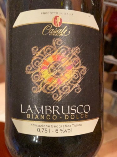 ワイン Casali Lambrusco Bianco Dell'Emilia IGP Lambrusco Bianco dell'Emilia IGT Roccaforte NV