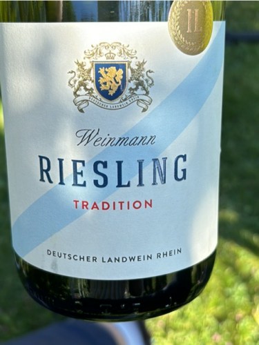 Vinimundi Wines Weinmann Tradition Riesling | Vivino France