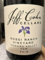 Jeff Cohn Cellars Rossi Ranch Vineyad GSM