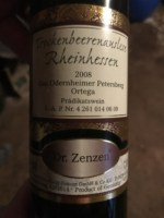 Dr. Zenzen Gau Odernheimer Petersberg Ortega Trockenbeerenauslese