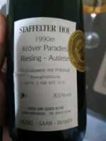 Staffelter Hof Kröver Paradies Riesling Auslese