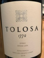Tolosa 1772 Edna Ranch Stone Lion Syrah
