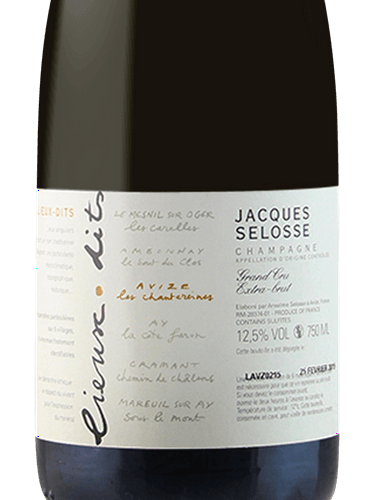 N.V. Jacques Selosse Lieux-dits Les Chantereines Extra Brut  