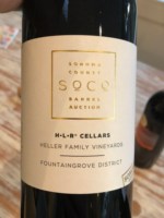 Sbragia Soco Barrel Auction