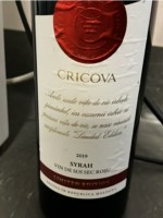 Cricova Limited Edition Shiraz