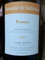 Domaine de Bellivière Prémices Coteaux du Loir