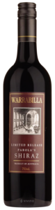 Warrabilla Parola's Limited Release Shiraz N.V.