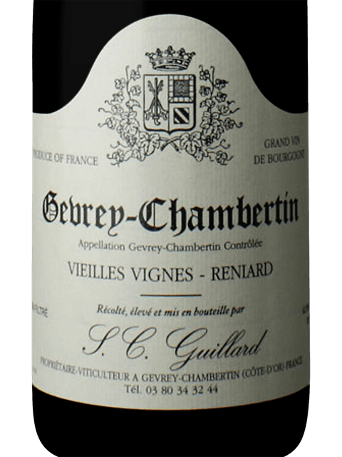 S.C. Guillard Vieilles Vignes Reniard Gevrey-Chambertin | Vivino