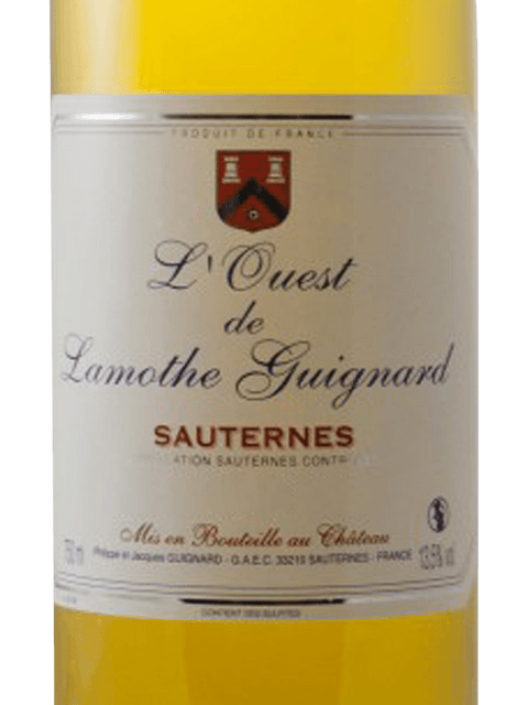 Château Lamothe Guignard L'Ouest de Lamothe Guignard Sauternes