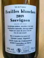 2020年Feuilles Blanches Sylvain Leest 2020年Feuilles Blanches