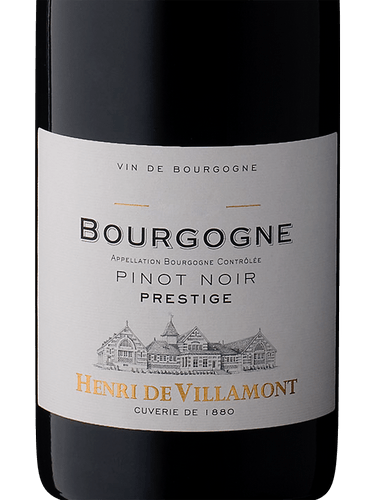 Henri de Villamont Prestige Bourgogne Pinot Noir | Vivino English