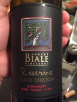 Robert Biale Vineyards Black Chicken Reserve Zinfandel