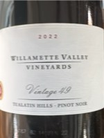 Willamette Valley Vineyards Vintage 49 Pinot Noir