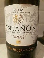 Ontañón Gran Reserva Tempranillo - Graciano