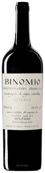 Binomio Montepulciano d'Abruzzo Riserva