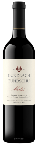 Gundlach Bundschu Estate Vineyard Merlot