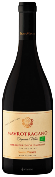 Santo Wines Mavrotragano Organic