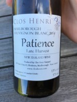Clos Henri Vineyard Patience Sauvignon Blanc Late Harvest