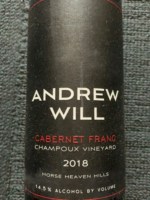 Andrew Will Champoux Vineyard Cabernet Franc