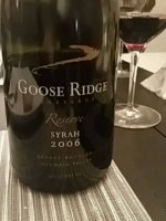 Goose Ridge Vineyards Reserve Syrah