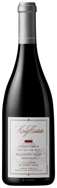 King Estate Stone's Throw 375 Clone Of Pinot Noir