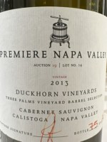 Duckhorn Premiere Napa Valley Three Palms Vineyard Barrel Selection Cabernet Sauvignon