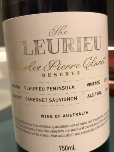 The Fleurieu Regional Series Charles Pierre Claret Reserve