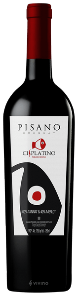 Vinho Pisano Tinto Seco Uruguai Cisplatino Merlot, Tannat 750ml