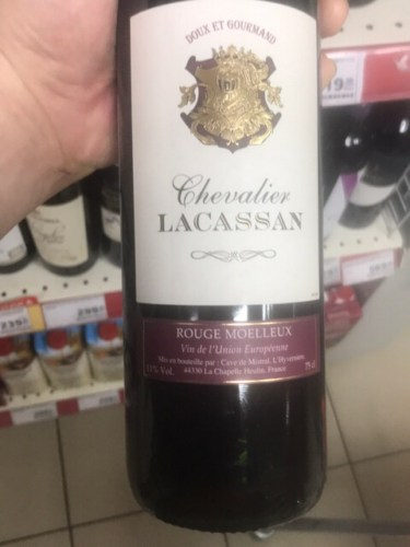 Chevalier Lacassan Moelleux Rouge | Vivino US