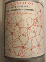 Coquelicot Rosé of Sangiovese
