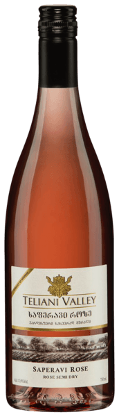 Teliani Valley Saperavi Rosé Semi Dry (საფერავი როზე ნახევრად ტკბილი)