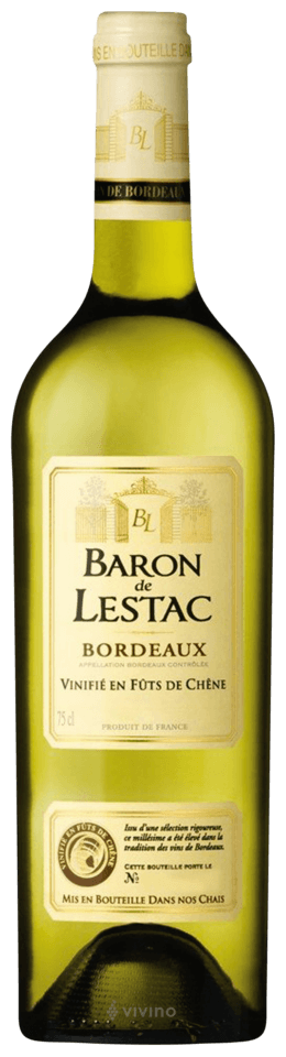 Baron de Lestac Bordeaux Blanc Vivino Français
