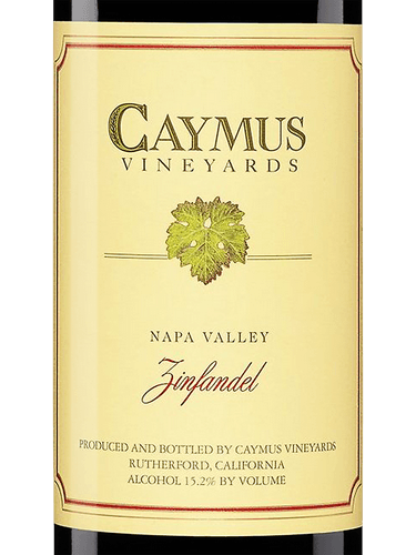 Caymus Vineyards Zinfandel | Vivino 日本語