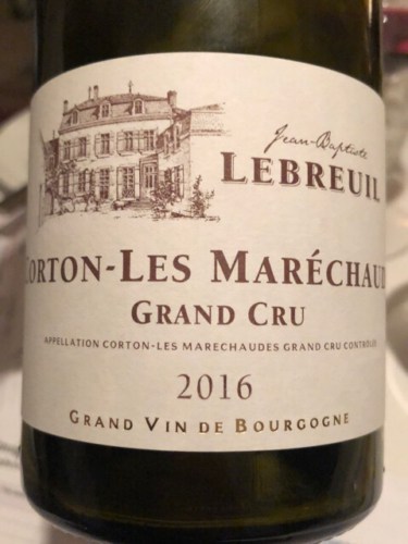 Domaine Lebreuil Corton-Les Maréchaudes Grand Cru | Vivino English
