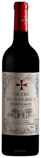Vinho Franc Beauséjour Tinto Seco França Bordeaux Rouge Cabernet Franc, Cabernet Sauvignon, Merlot 2023 750ml