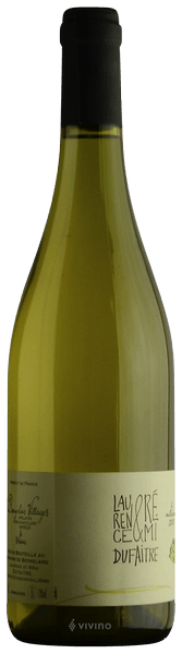 Laurence et Rémi Dufaitre Le Millésime Beaujolais Villages Blanc