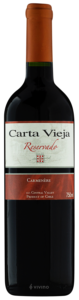 Carta Vieja Carmenère Reservado N.V.