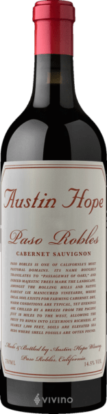 Austin Hope Austin Hope Cabernet Sauvignon | Vivino Español