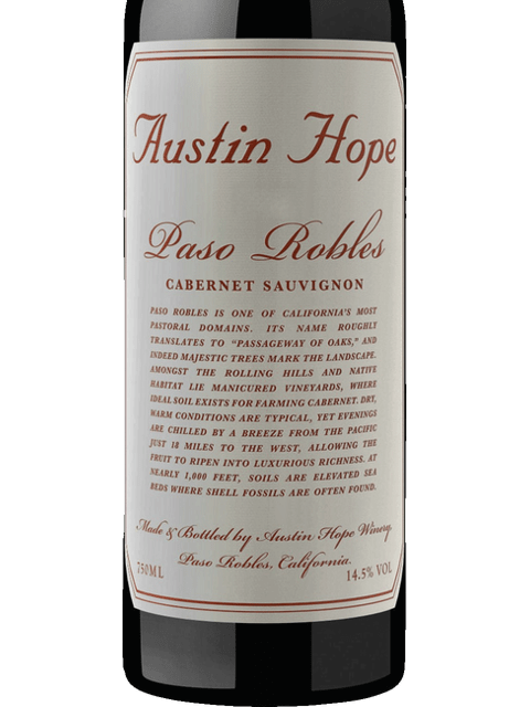 Austin Hope Austin Hope Cabernet Sauvignon | Vivino 日本語