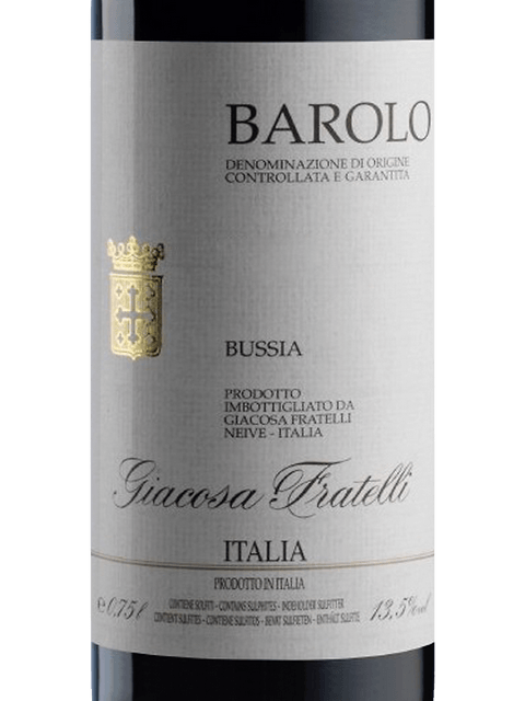 Giacosa Fratelli Barolo Bussia | Vivino English