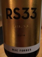 Mac Forbes RS33 Riesling