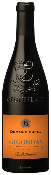 Gigondas 2000Les Pallieroudas ドメーヌ　ビュルル Burle Les Pallieroudas Gigondas | Vivino English