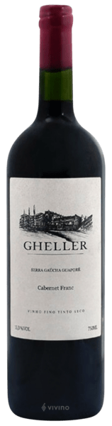 Vinho Gheller Tinto Seco Brasil Cabernet Franc 2021 750ml