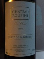 Château Roubine Côtes de Provence Comte de Bargemon (Cru Classé)
