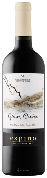 Vinho William Fevre Tinto Seco Chile Gran Cuveé Carménère 2018 750ml