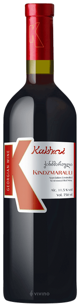 Kakhuri Киндзмараули Полусладкое Красное (Kindzmarauli Semi Sweet Red ...